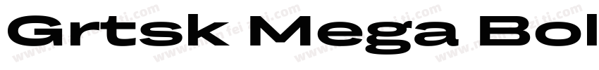 Grtsk Mega Bold字体转换